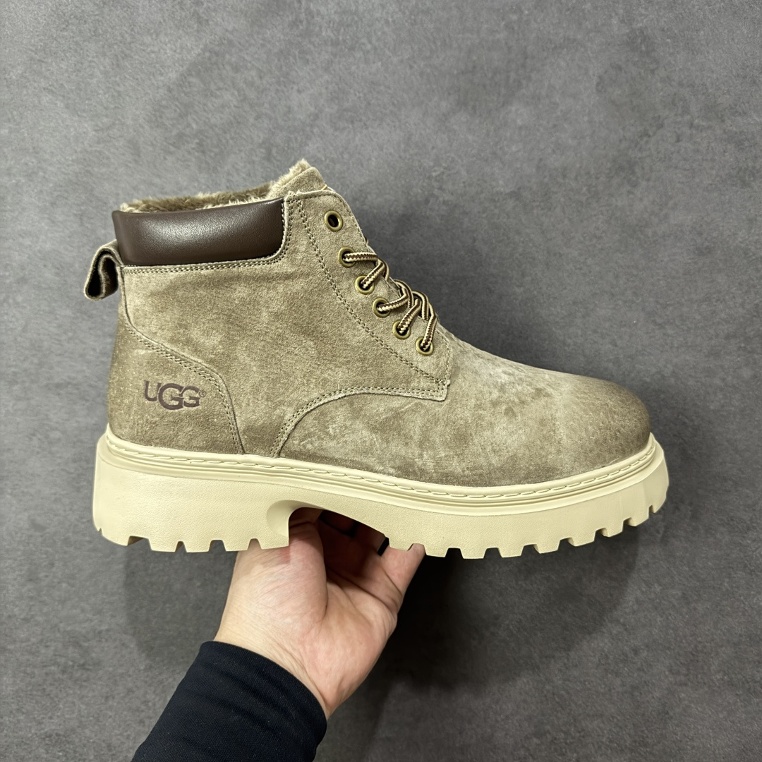 【广东纯原】UGG Tasman Weather Hybrid 塔斯曼混合系列户外中帮休闲马丁靴雪地靴 UGG秋冬新品（毛绒一体内里保暖锁热）秋冬必备 户外中帮休闲马丁靴雪地靴系列 # 代购专供品质 面料采用进口头层牛皮材质 鞋内里采用🔥毛茸一体内里保暖锁热。外置高弹Modern 外置防滑橡塑发泡超轻大底 系带设计 穿脱十分方便 采用TPU模压定型真皮鞋面材质#EVA轻翼外底防滑,耐磨性和良好的弹性！美国轻奢品牌 尺码：39 40 41 42 43 44 编码：TLB330340-选品中心