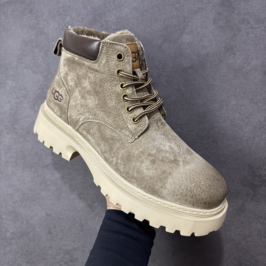 图片[3]-【广东纯原】UGG Tasman Weather Hybrid 塔斯曼混合系列户外中帮休闲马丁靴雪地靴 UGG秋冬新品（毛绒一体内里保暖锁热）秋冬必备 户外中帮休闲马丁靴雪地靴系列 # 代购专供品质 面料采用进口头层牛皮材质 鞋内里采用🔥毛茸一体内里保暖锁热。外置高弹Modern 外置防滑橡塑发泡超轻大底 系带设计 穿脱十分方便 采用TPU模压定型真皮鞋面材质#EVA轻翼外底防滑,耐磨性和良好的弹性！美国轻奢品牌 尺码：39 40 41 42 43 44 编码：TLB330340-选品中心