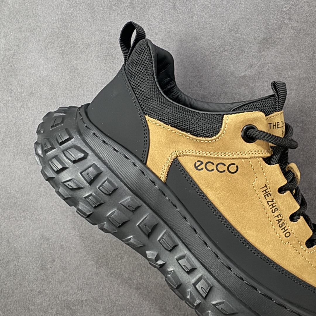 图片[6]-【广东纯原】ECCO爱步男款新款运动登山鞋 轻盈减震牛皮耐磨户外跑鞋 越野系列 甄选优质牛皮革搭配纺织衬里 防污透气，户外无忧 无惧旷野 提供出色的能量回弹和缓震支撑 长距离不累脚 驰骋百公里 直接注塑工艺连接鞋面与鞋底 一体成型，合脚稳固 贴合舒适 预防前冲 橡胶外底多地形适应，抓地耐磨 为每一次徒步提供稳定支撑 动态平衡 无惧陡坡 简约设计 穿型入野 尺码：38 39 40 41 42 43（皮鞋码） 编码：TLB350360-选品中心