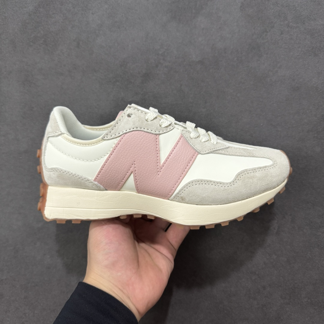 【公司级】New Balance NB327系列复古休闲慢跑鞋 WS327AL 灰粉 女鞋 尺码:36 37 37.5 38 38.5 39.5 40 编码:YBB210220-选品中心