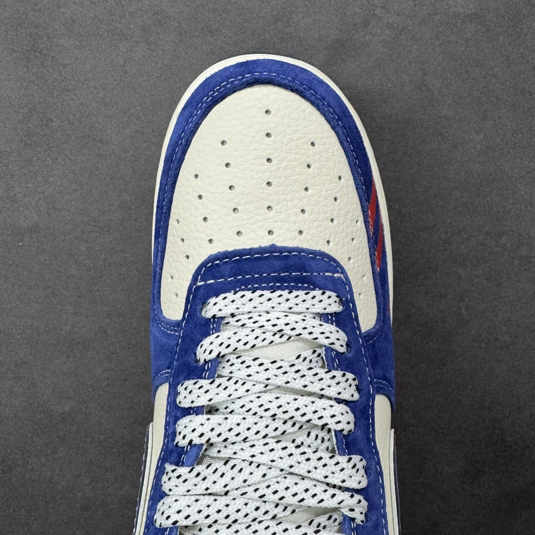 图片[7]-【定制版】NIke Air Force 1 \’07 Low “Dickies联名——白蓝猪八”空军一号 低帮 运动鞋 休闲鞋 折边针车 工艺难度大 原楦头原纸板 原装鞋盒 定制五金配件 内置全掌气垫 原厂鞋底 货号：SY1388-006 尺码：36 36.5 37.5 38 38.5 39 40 40.5 41 42 42.5 43 44 44.5 45 编码：HXSA310320-选品中心