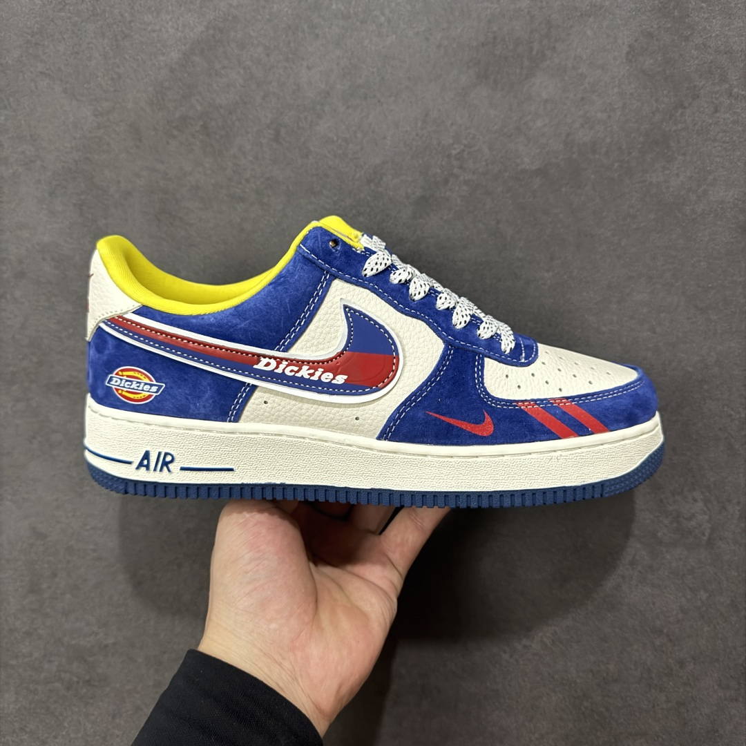 【定制版】NIke Air Force 1 \'07 Low “Dickies联名——白蓝猪八”空军一号 低帮 运动鞋 休闲鞋 折边针车 工艺难度大 原楦头原纸板 原装鞋盒 定制五金配件 内置全掌气垫 原厂鞋底 货号:SY1388-006 尺码:36 36.5 37.5 38 38.5 39 40 40.5 41 42 42.5 43 44 44.5 45 编码:HXSA310320-选品中心