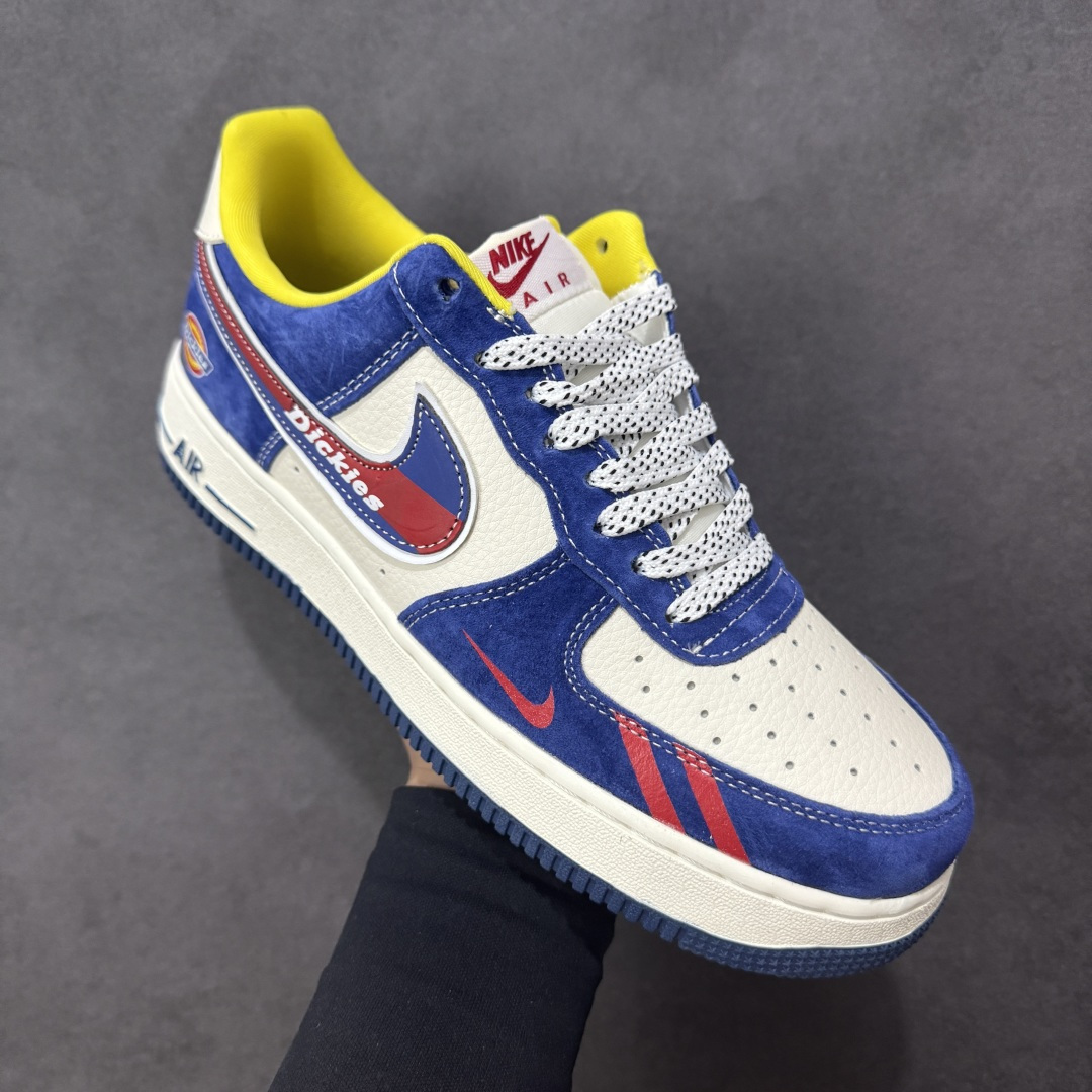 图片[3]-【定制版】NIke Air Force 1 \’07 Low “Dickies联名——白蓝猪八”空军一号 低帮 运动鞋 休闲鞋 折边针车 工艺难度大 原楦头原纸板 原装鞋盒 定制五金配件 内置全掌气垫 原厂鞋底 货号：SY1388-006 尺码：36 36.5 37.5 38 38.5 39 40 40.5 41 42 42.5 43 44 44.5 45 编码：HXSA310320-选品中心