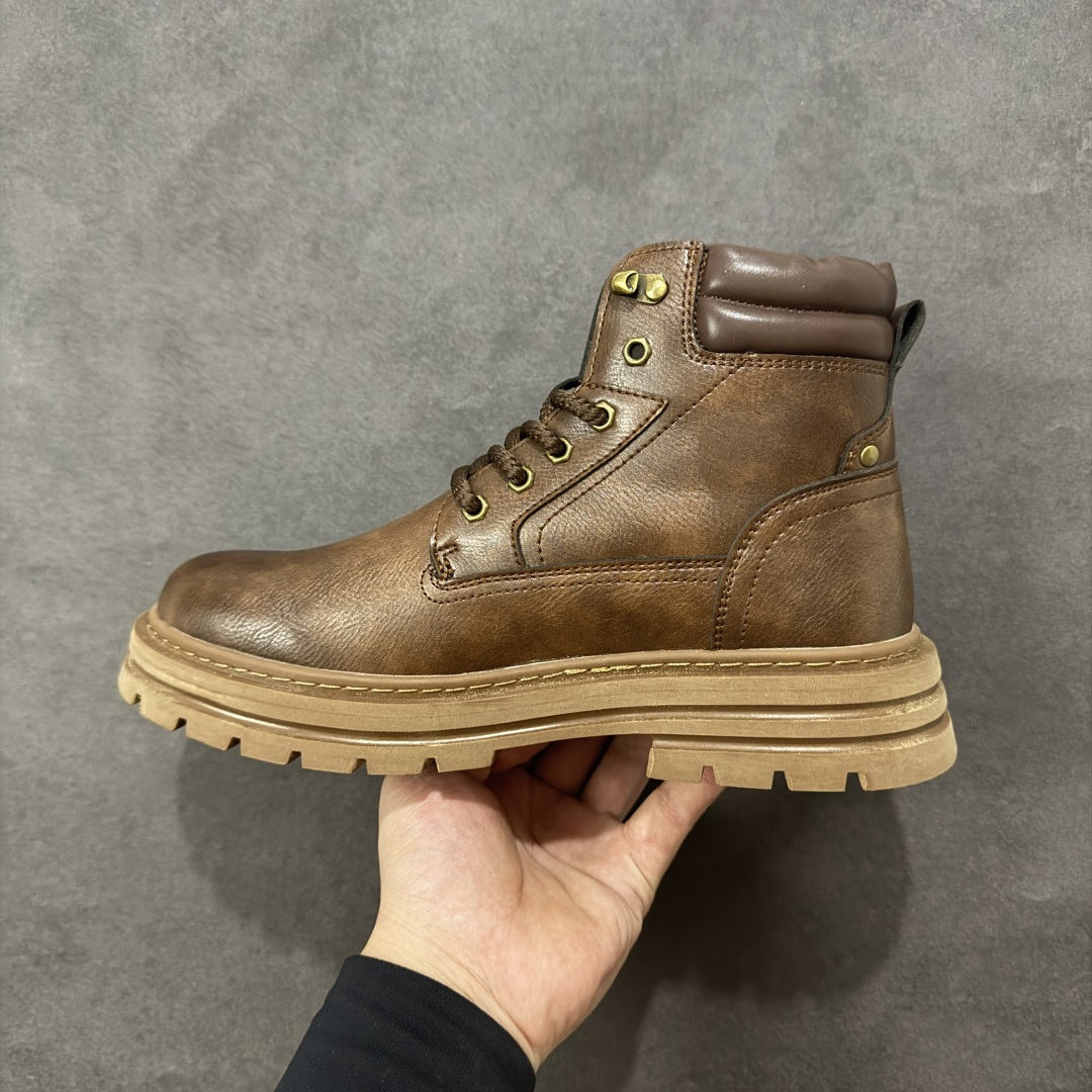 图片[2]-【广东纯原】2025秋冬Timberland 天伯伦/添柏岚经典高帮休闲男鞋 全新升级 广东大厂品质 原盒原包装 面料采用意大利顶级磨砂牛皮 搭配防臭防腐真皮乳胶鞋垫 给您完美的穿着体验 质量考究耐穿型男必备 专治不帅 高品质脚感一流 独家供应 颜色黑色 棕色 码数39 40 41 42 43 44 (皮鞋码) 编码：TLB260270-选品中心