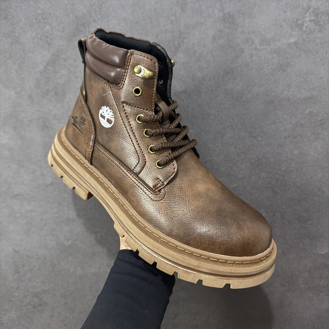 图片[3]-【广东纯原】2025秋冬Timberland 天伯伦/添柏岚经典高帮休闲男鞋 全新升级 广东大厂品质 原盒原包装 面料采用意大利顶级磨砂牛皮 搭配防臭防腐真皮乳胶鞋垫 给您完美的穿着体验 质量考究耐穿型男必备 专治不帅 高品质脚感一流 独家供应 颜色黑色 棕色 码数39 40 41 42 43 44 (皮鞋码) 编码：TLB260270-选品中心