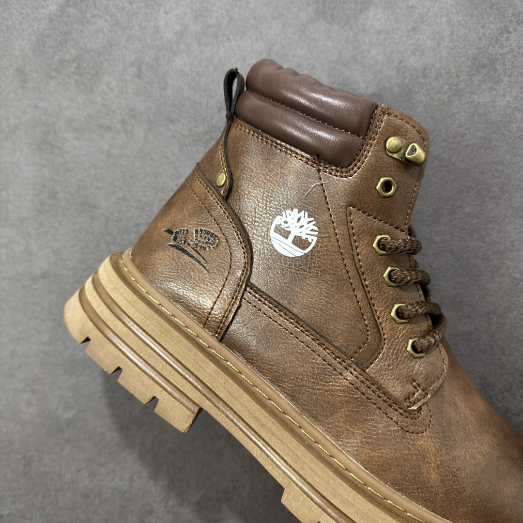 图片[6]-【广东纯原】2025秋冬Timberland 天伯伦/添柏岚经典高帮休闲男鞋 全新升级 广东大厂品质 原盒原包装 面料采用意大利顶级磨砂牛皮 搭配防臭防腐真皮乳胶鞋垫 给您完美的穿着体验 质量考究耐穿型男必备 专治不帅 高品质脚感一流 独家供应 颜色黑色 棕色 码数39 40 41 42 43 44 (皮鞋码) 编码：TLB260270-选品中心