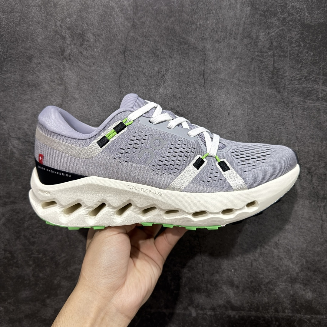 【PZ版本】On昂跑 Cloudsurfer 2 舒适柔软 休闲跑步鞋 此运动品牌 开创于2010年 缓震着陆、强效回弹、轻柔质感的设计构思始终是ON研制关键 与此同时基于“为全球提供革新性的跑步感受”信念 陆续推出了多款跑鞋及其以专业运动人体跑步工程学为设计关键的功能性跑步服饰设备 让跑者不费力气地畅快畅跑 尺码：36 36.5 37.5 38 38.5 39 40 40.5 41 42 42.5 43 44 44.5 45-选品中心