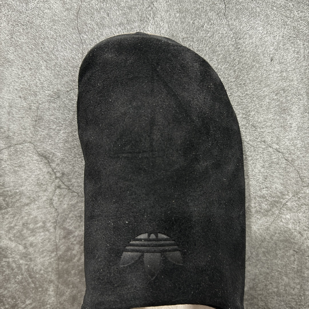 图片[5]-【神版】adidas originals Adimule 阿迪勃肯 黑色加绒款 舒适百搭 防磨包头一脚蹬拖鞋 货号：JP8729 尺码：35.5-45半码-选品中心