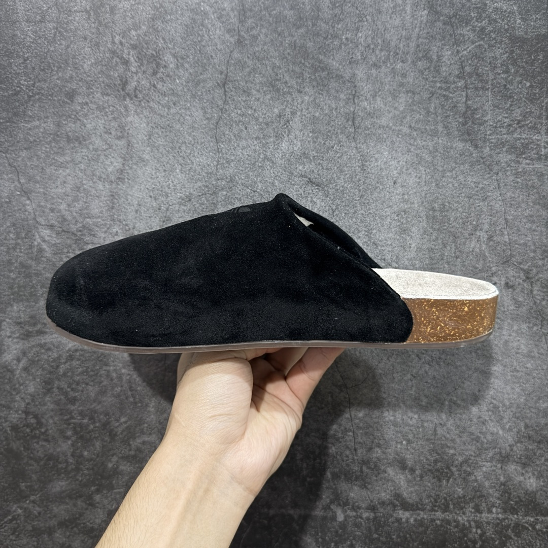 图片[2]-【神版】adidas originals Adimule 阿迪勃肯 黑色加绒款 舒适百搭 防磨包头一脚蹬拖鞋 货号：JP8729 尺码：35.5-45半码-选品中心