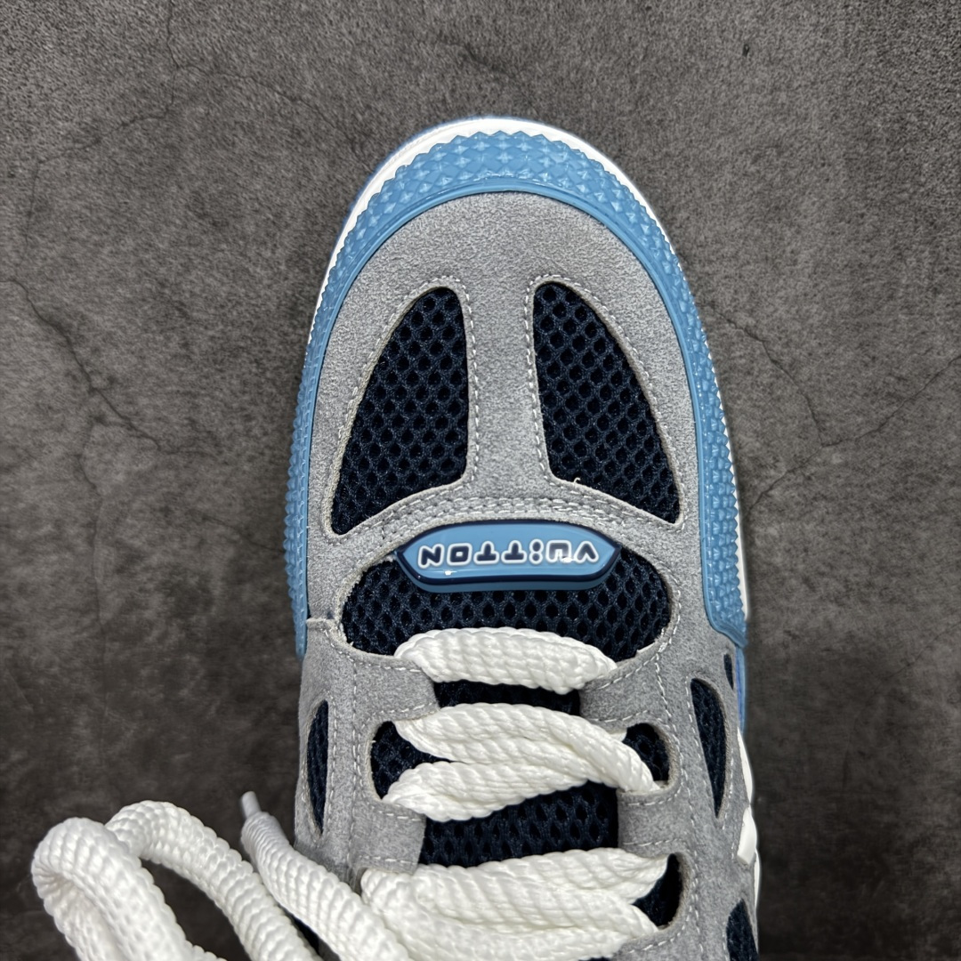 图片[5]-【纯原礼盒版】Louis Vuitton LV Skate时装走秀圆头系带运动鞋 完美鞋型超高的清洁度 零毛边线头瑕疵 全套原楦原纸版原鞋开模 全网最具灵魂的版型 正确原装黄色鞋盒 正确中底印花 鞋面印花3D高频深度立体 全鞋电脑针车 紧密相连 针距密度一致 环保乳胶注塑鞋垫 厚度脚感还原原版 皮面裁剪部位 统一油边封口工艺 原装橡胶大底含胶量大底组合零偏差 专柜全套包装 防尘袋 说明书 质保卡 男女鞋 尺码：35-46-选品中心