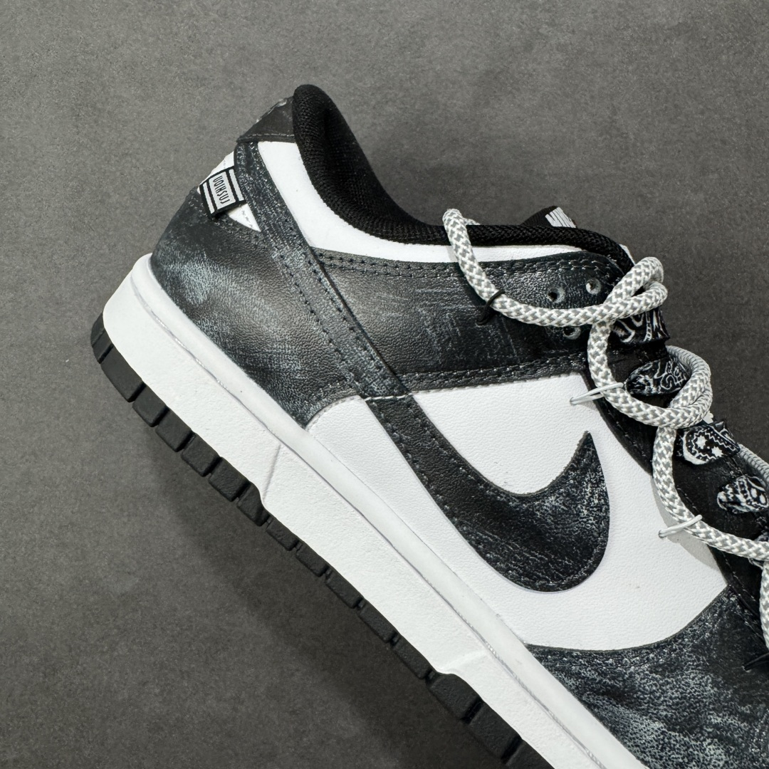 图片[6]-【定制版】Nike SB Dunk Low 绑带 周年高端定制 低帮休闲板鞋 HF5441-100 清夜扪心  #定制鞋盒 大厂纯原品质出货 超高清洁度 皮料切割干净无任何毛边 细节完美   尺码：40 40.5 41 42 42.5 43 44 44.5 45 46 编码：HXSB330340-选品中心