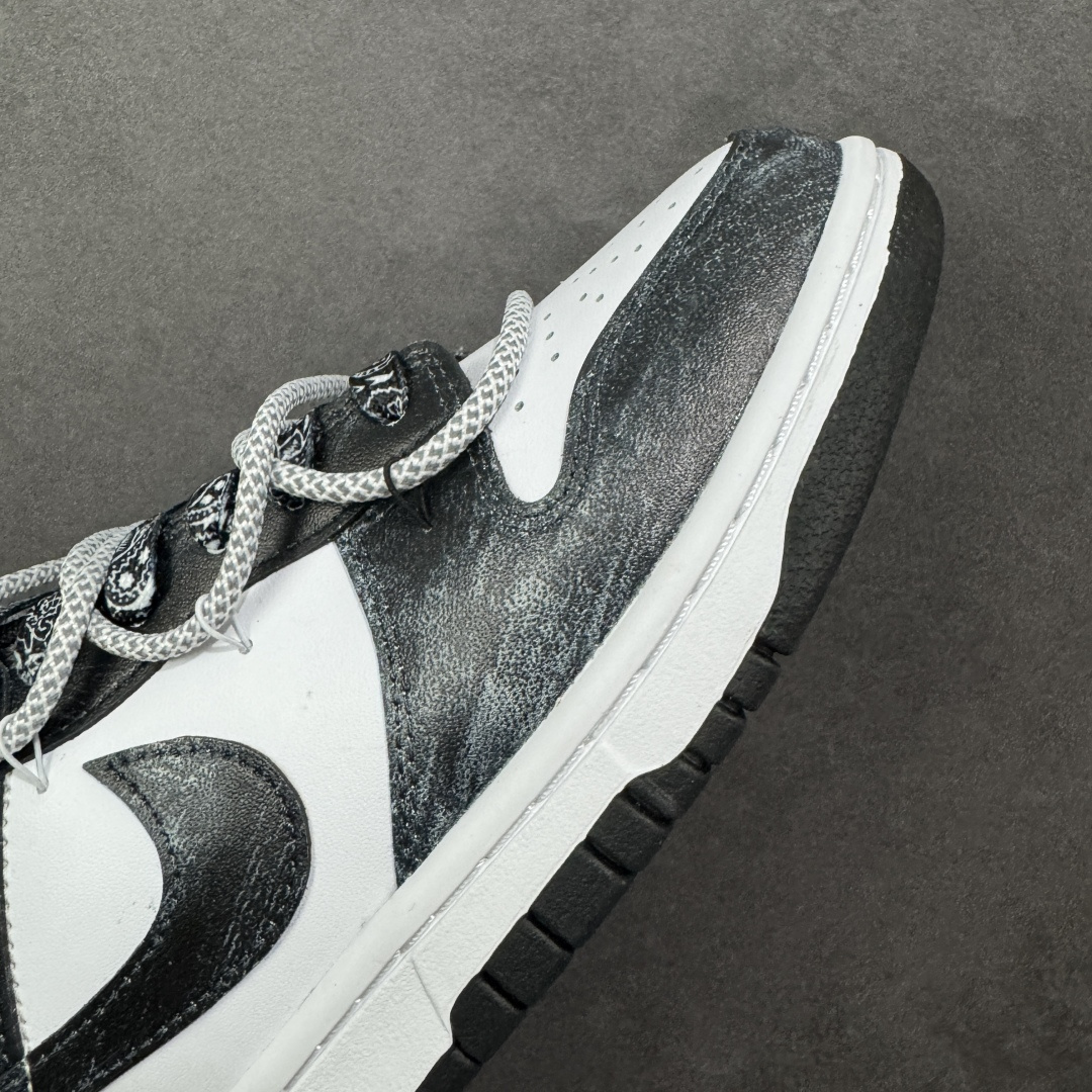 图片[5]-【定制版】Nike SB Dunk Low 绑带 周年高端定制 低帮休闲板鞋 HF5441-100 清夜扪心  #定制鞋盒 大厂纯原品质出货 超高清洁度 皮料切割干净无任何毛边 细节完美   尺码：40 40.5 41 42 42.5 43 44 44.5 45 46 编码：HXSB330340-选品中心