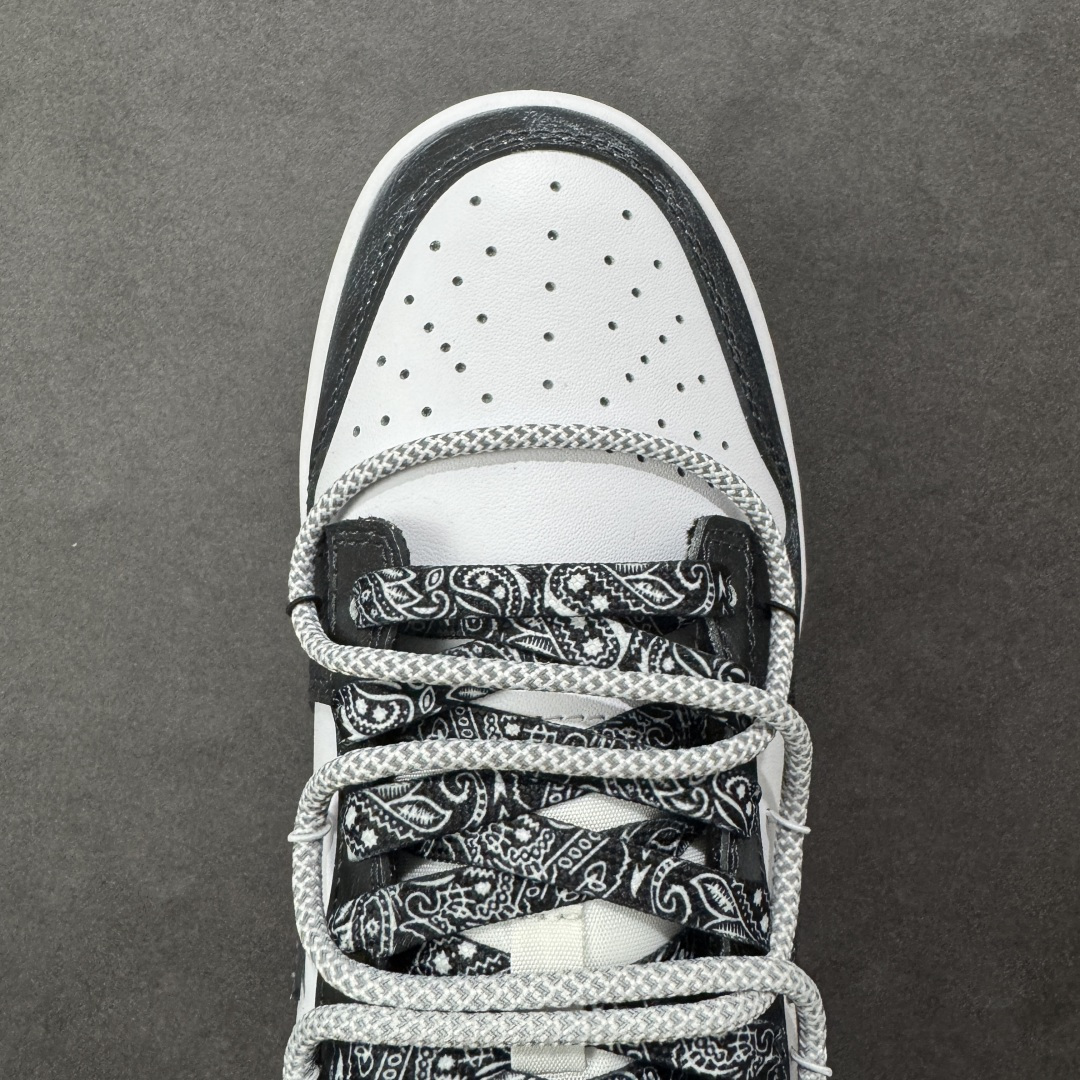 图片[8]-【定制版】Nike SB Dunk Low 绑带 周年高端定制 低帮休闲板鞋 HF5441-100 清夜扪心  #定制鞋盒 大厂纯原品质出货 超高清洁度 皮料切割干净无任何毛边 细节完美   尺码：40 40.5 41 42 42.5 43 44 44.5 45 46 编码：HXSB330340-选品中心