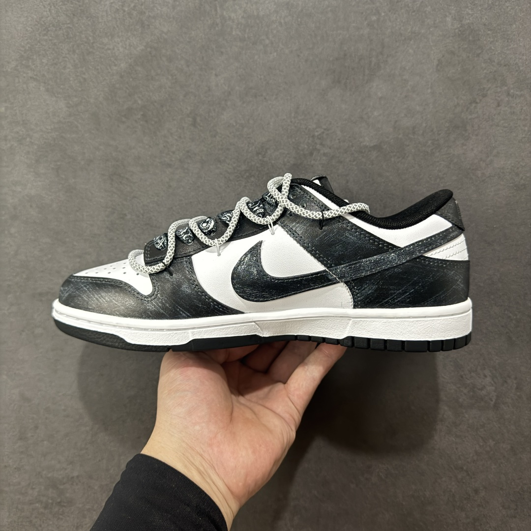 图片[2]-【定制版】Nike SB Dunk Low 绑带 周年高端定制 低帮休闲板鞋 HF5441-100 清夜扪心  #定制鞋盒 大厂纯原品质出货 超高清洁度 皮料切割干净无任何毛边 细节完美   尺码：40 40.5 41 42 42.5 43 44 44.5 45 46 编码：HXSB330340-选品中心