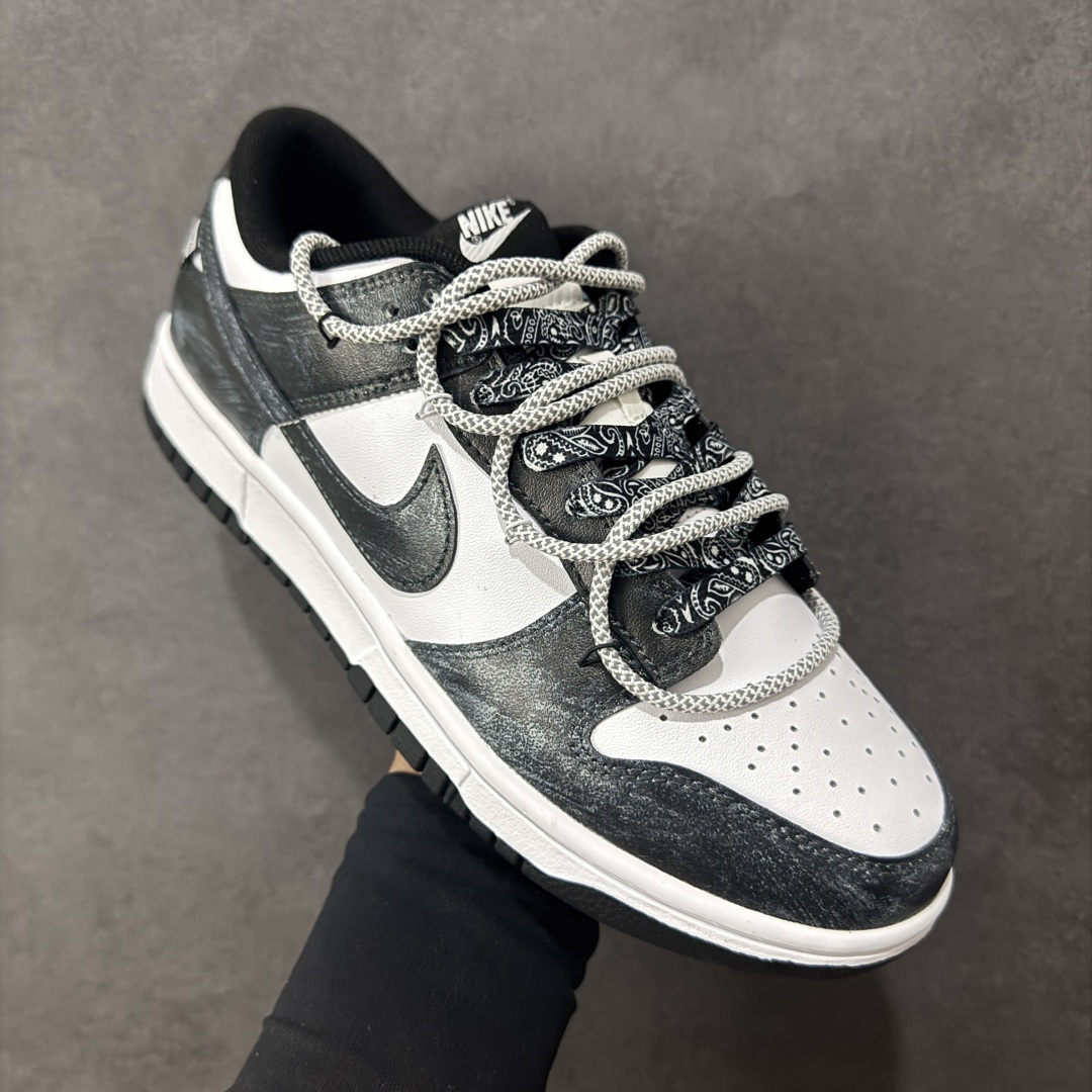 图片[3]-【定制版】Nike SB Dunk Low 绑带 周年高端定制 低帮休闲板鞋 HF5441-100 清夜扪心  #定制鞋盒 大厂纯原品质出货 超高清洁度 皮料切割干净无任何毛边 细节完美   尺码：40 40.5 41 42 42.5 43 44 44.5 45 46 编码：HXSB330340-选品中心