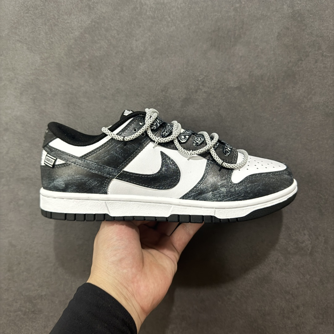 【定制版】Nike SB Dunk Low 绑带 周年高端定制 低帮休闲板鞋 HF5441-100 清夜扪心  #定制鞋盒 大厂纯原品质出货 超高清洁度 皮料切割干净无任何毛边 细节完美   尺码：40 40.5 41 42 42.5 43 44 44.5 45 46 编码：HXSB330340-选品中心