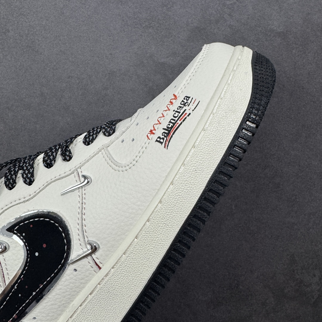 图片[5]-【定制版】Nike Air Force 1\’07 Low 巴黎世家联名 四银勾 空军一号低帮休闲板鞋  #原楦头原纸板 原装鞋盒 定制五金配件 内置全掌气垫 原厂鞋底 货号：DD1928-309  尺码：36 36.5 37.5 38 38.5 39 40 40.5 41 42 42.5 43 44 44.5 45-选品中心