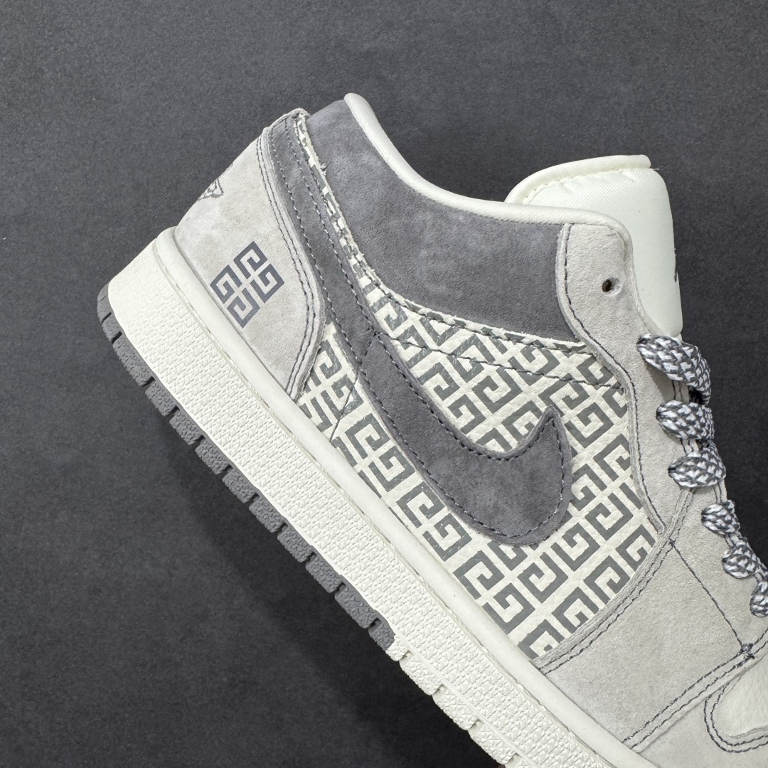 图片[6]-【定制版】Air Jordan 1 Low AJ1 乔1 “纪梵希联名—米白灰”高端定制 低帮复古篮球鞋 #定制鞋盒 大厂纯原品质出货 超高清洁度 皮料切割干净无任何毛边 细节完美 货号：LD8888-008 尺码：36 36.5 37.5 38 38.5 39 40 40.5 41 42 42.5 43 44 44.5 45-选品中心