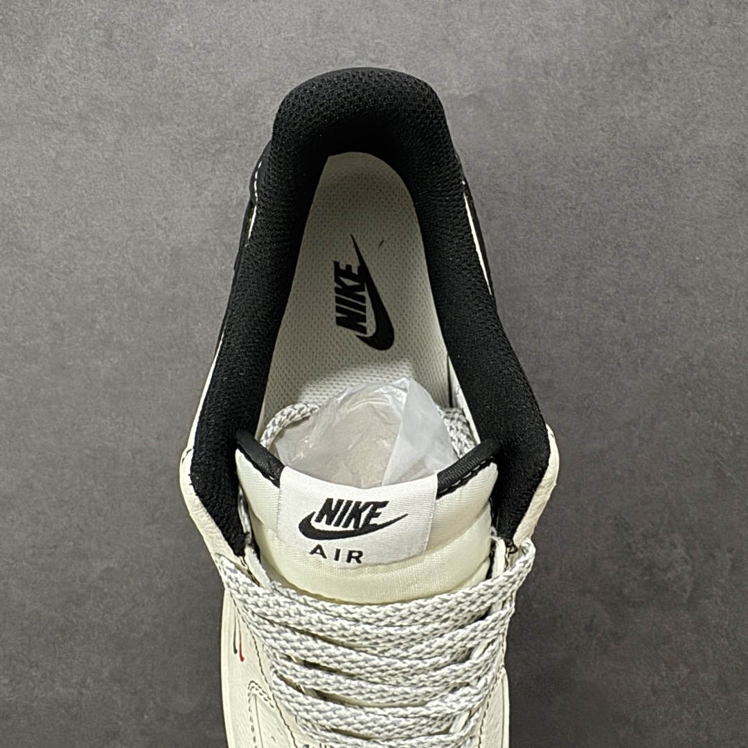 图片[7]-【定制版】Nike Air Force 1\’07 Low LV联名 印花米黑红 空军一号低帮休闲板鞋  #原楦头原纸板 原装鞋盒 定制五金配件 内置全掌气垫 原厂鞋底 货号：MZ9588-812  尺码：36 36.5 37.5 38 38.5 39 40 40.5 41 42 42.5 43 44 44.5 45-选品中心