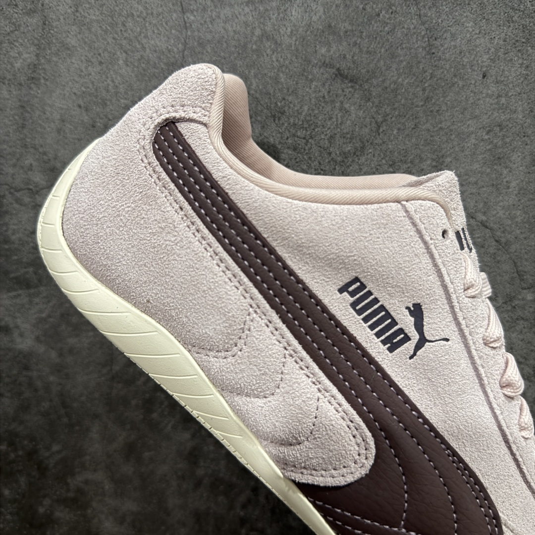 图片[7]-【CS纯原】Puma Speedcat OG Sparco 彪马罗马阿莫尔系列 复古运动休闲赛车跑鞋 豆沙粉 406329-52 市场第一梯队品质 版型 细节 烫金走线 完全碾压市场任意版本 欢迎对比🆚 工厂耗时3个月开发 原装档案原数据纸版楦型 采用固色翻毛皮鞋面材质(正确二次成型\’猛帮\’成型工艺🆚区别市面版本!!) 外置原数据开发轻量耐磨橡胶大底💪🏻 全球知名运动品牌PUMA宝马赛车系列 融合了宝马车队的标志性配色 以趣味十足又前卫复古的设计引领潮流 将赛道精神融入街头时尚 开启前卫竞速之旅 主打前卫复古风 Roma鞋款的鞋侧以复古的流线造型 缀以宝马经典Logo 巧妙吸睛 而Speedcat鞋款以亮眼三色条纹元素缀以舒适鞋面 赋予了独特的个性美学 演绎赛车的无尽能量 尺码：35.5-45-选品中心