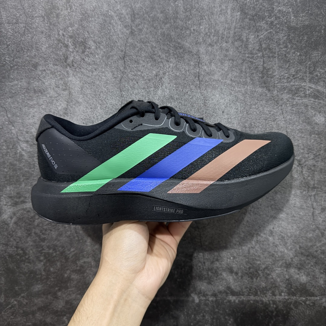 【PK版】AD Adizero Evo SL M 白蓝零度系列马拉松轻量竞速运动跑鞋 KI3392 原材料 内置碳板 原厂网纱潮流 超临界发泡大底 脚感软弹度与原版非常接近 细节目前市场最接近原版品质 尺码：36 36.5 37.5 38 38.5 39 40 40.5 41 42 42.5 43 44 44.5 45-选品中心