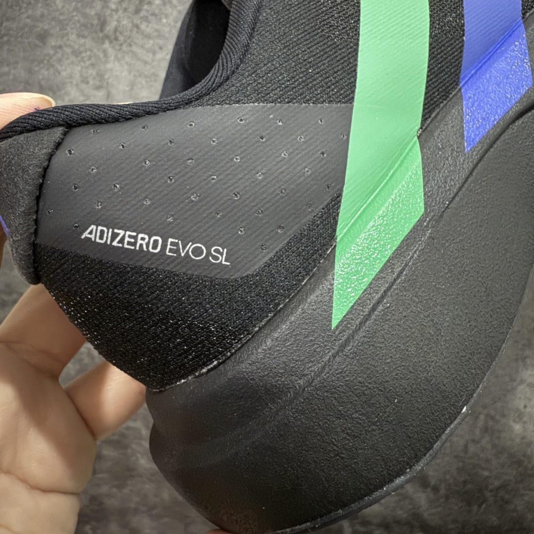 图片[3]-【PK版】AD Adizero Evo SL M 白蓝零度系列马拉松轻量竞速运动跑鞋 KI3392 原材料 内置碳板 原厂网纱潮流 超临界发泡大底 脚感软弹度与原版非常接近 细节目前市场最接近原版品质 尺码：36 36.5 37.5 38 38.5 39 40 40.5 41 42 42.5 43 44 44.5 45-选品中心