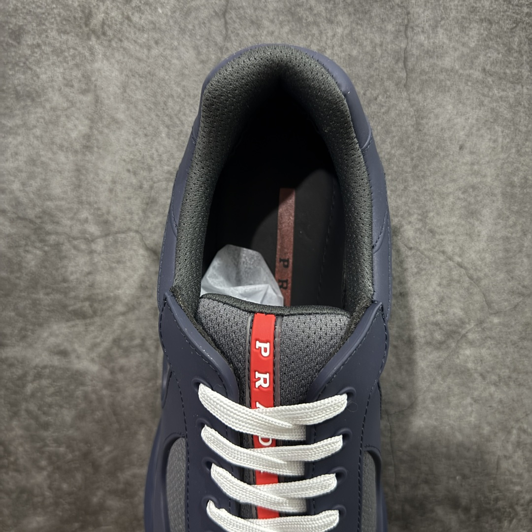 图片[8]-【广东纯原版】Prada America\’s Cup 普拉达 运动鞋 经过重新设计 全新面料和颜色为它注入新的当代精神 这款航海风系带运动鞋 最初在上世纪90年代为LunaRossa船员设计 现在以彩色橡胶和Bike织物重新演绎 Prada LineaRossa徽标彰显经典态度 尺码：36 37 38 39 40 41 42 43 44 45 46 47-选品中心