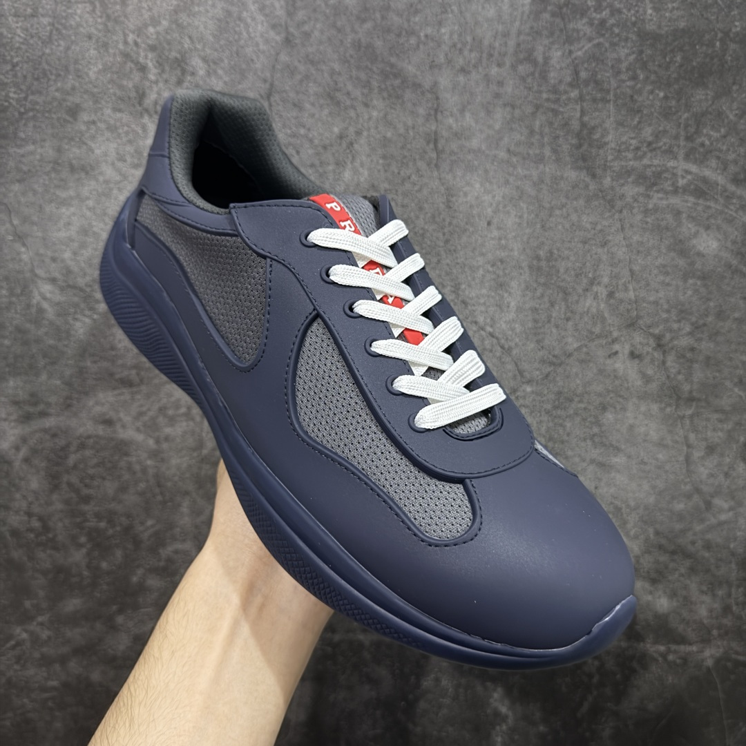 图片[3]-【广东纯原版】Prada America\’s Cup 普拉达 运动鞋 经过重新设计 全新面料和颜色为它注入新的当代精神 这款航海风系带运动鞋 最初在上世纪90年代为LunaRossa船员设计 现在以彩色橡胶和Bike织物重新演绎 Prada LineaRossa徽标彰显经典态度 尺码：36 37 38 39 40 41 42 43 44 45 46 47-选品中心