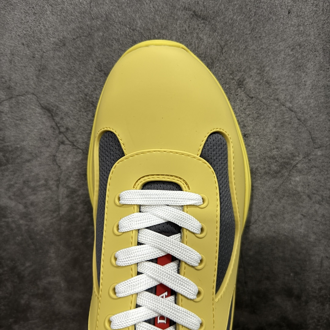 图片[5]-【广东纯原版】Prada America\’s Cup 普拉达 运动鞋 经过重新设计 全新面料和颜色为它注入新的当代精神 这款航海风系带运动鞋 最初在上世纪90年代为LunaRossa船员设计 现在以彩色橡胶和Bike织物重新演绎 Prada LineaRossa徽标彰显经典态度 尺码：36 37 38 39 40 41 42 43 44 45 46 47-选品中心