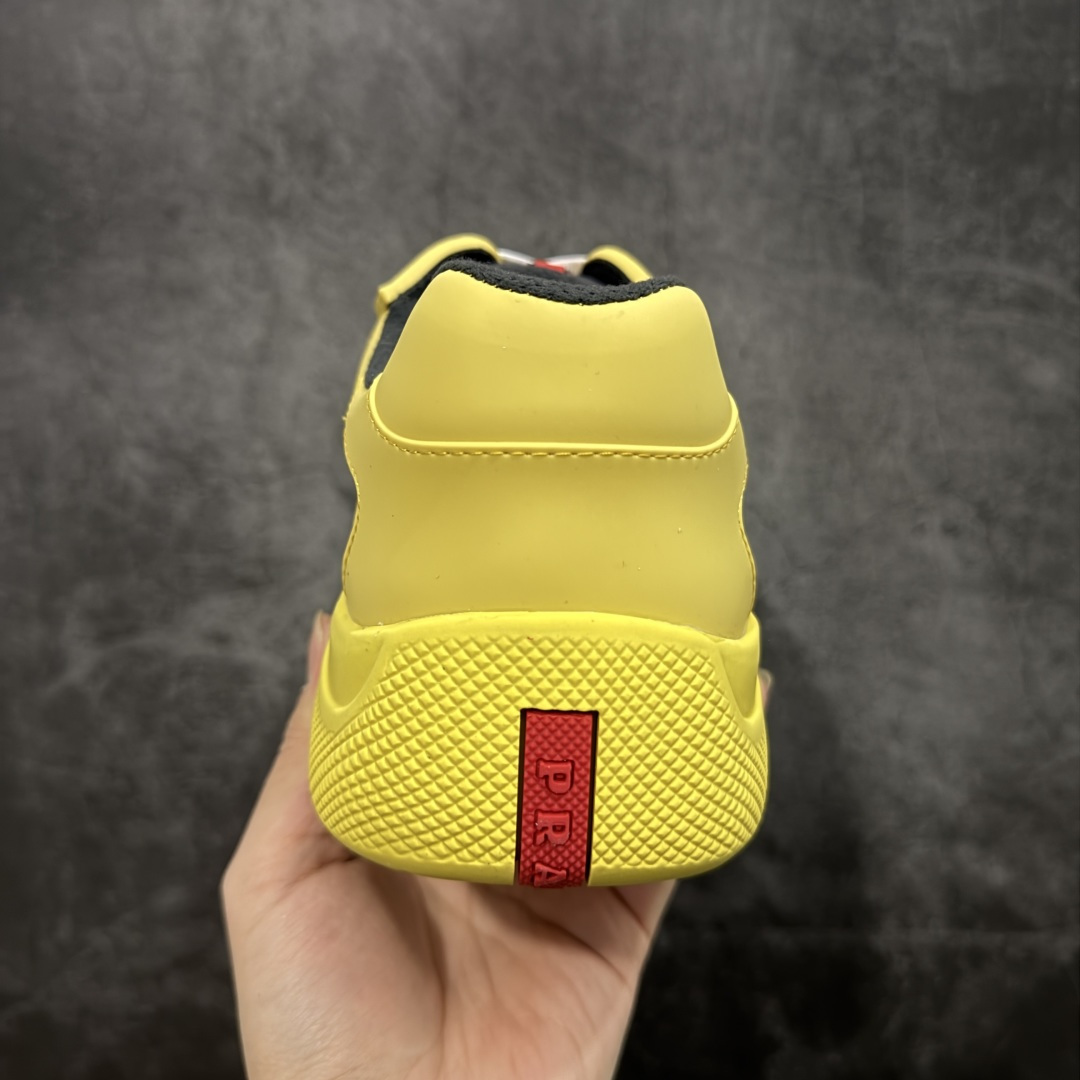 图片[4]-【广东纯原版】Prada America\’s Cup 普拉达 运动鞋 经过重新设计 全新面料和颜色为它注入新的当代精神 这款航海风系带运动鞋 最初在上世纪90年代为LunaRossa船员设计 现在以彩色橡胶和Bike织物重新演绎 Prada LineaRossa徽标彰显经典态度 尺码：36 37 38 39 40 41 42 43 44 45 46 47-选品中心
