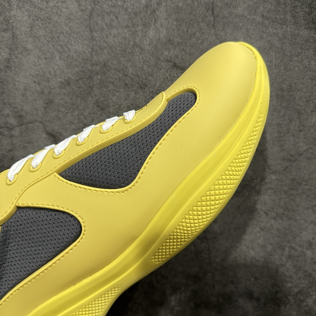 图片[6]-【广东纯原版】Prada America\’s Cup 普拉达 运动鞋 经过重新设计 全新面料和颜色为它注入新的当代精神 这款航海风系带运动鞋 最初在上世纪90年代为LunaRossa船员设计 现在以彩色橡胶和Bike织物重新演绎 Prada LineaRossa徽标彰显经典态度 尺码：36 37 38 39 40 41 42 43 44 45 46 47-选品中心