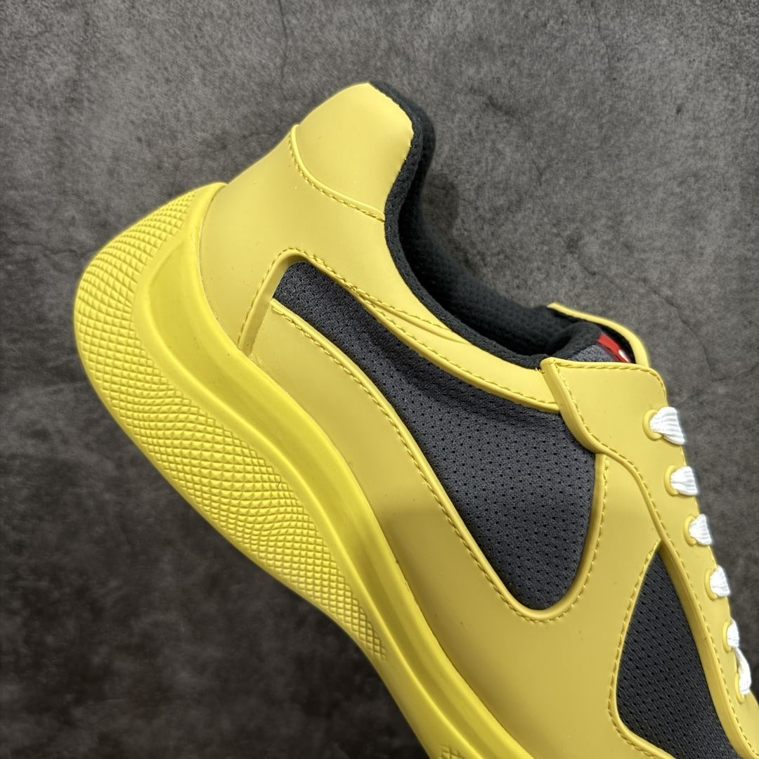 图片[7]-【广东纯原版】Prada America\’s Cup 普拉达 运动鞋 经过重新设计 全新面料和颜色为它注入新的当代精神 这款航海风系带运动鞋 最初在上世纪90年代为LunaRossa船员设计 现在以彩色橡胶和Bike织物重新演绎 Prada LineaRossa徽标彰显经典态度 尺码：36 37 38 39 40 41 42 43 44 45 46 47-选品中心