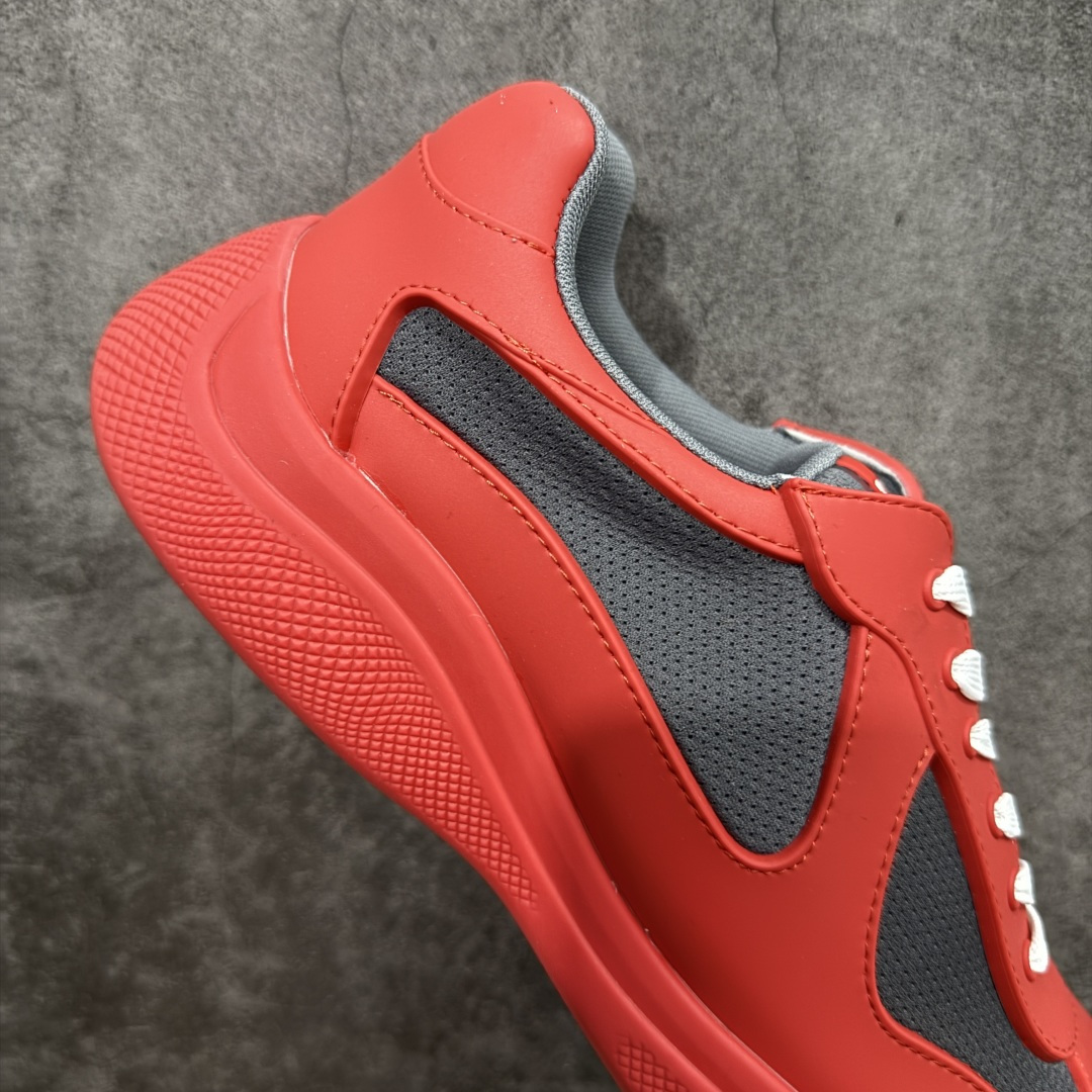 图片[7]-【广东纯原版】Prada America\’s Cup 普拉达 运动鞋 经过重新设计 全新面料和颜色为它注入新的当代精神 这款航海风系带运动鞋 最初在上世纪90年代为LunaRossa船员设计 现在以彩色橡胶和Bike织物重新演绎 Prada LineaRossa徽标彰显经典态度 尺码：36 37 38 39 40 41 42 43 44 45 46 47-选品中心