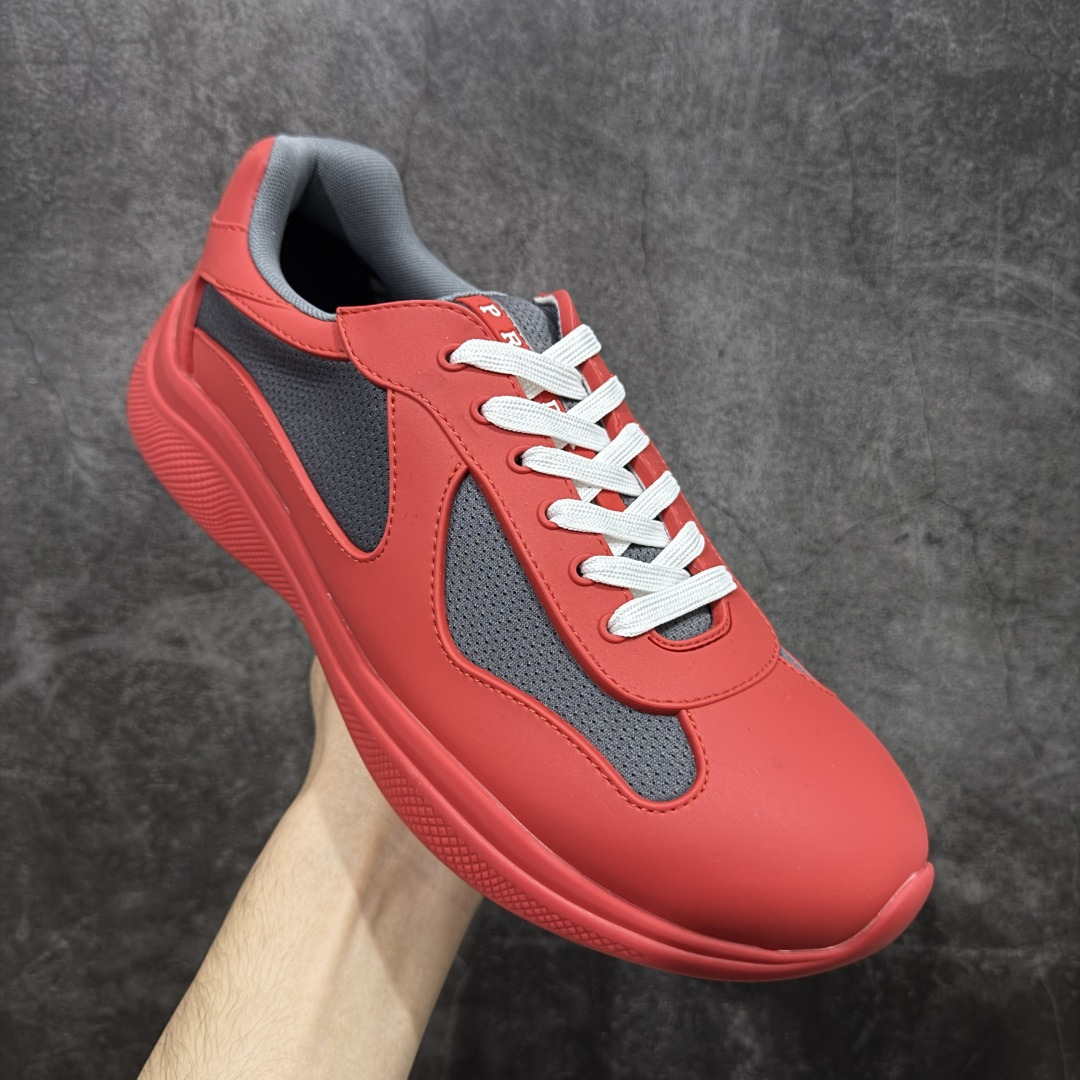 图片[3]-【广东纯原版】Prada America\’s Cup 普拉达 运动鞋 经过重新设计 全新面料和颜色为它注入新的当代精神 这款航海风系带运动鞋 最初在上世纪90年代为LunaRossa船员设计 现在以彩色橡胶和Bike织物重新演绎 Prada LineaRossa徽标彰显经典态度 尺码：36 37 38 39 40 41 42 43 44 45 46 47-选品中心