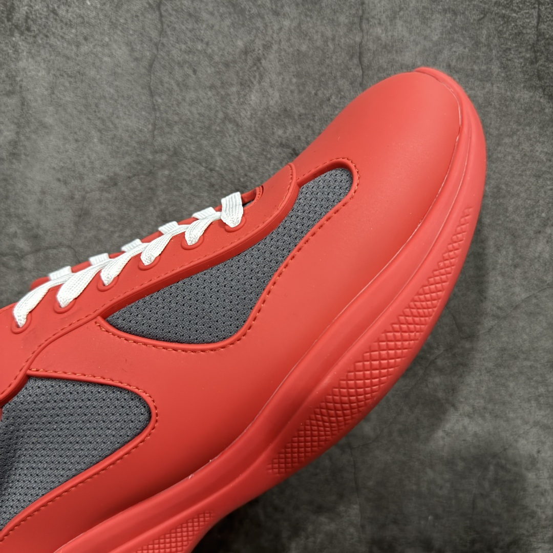 图片[6]-【广东纯原版】Prada America\’s Cup 普拉达 运动鞋 经过重新设计 全新面料和颜色为它注入新的当代精神 这款航海风系带运动鞋 最初在上世纪90年代为LunaRossa船员设计 现在以彩色橡胶和Bike织物重新演绎 Prada LineaRossa徽标彰显经典态度 尺码：36 37 38 39 40 41 42 43 44 45 46 47-选品中心