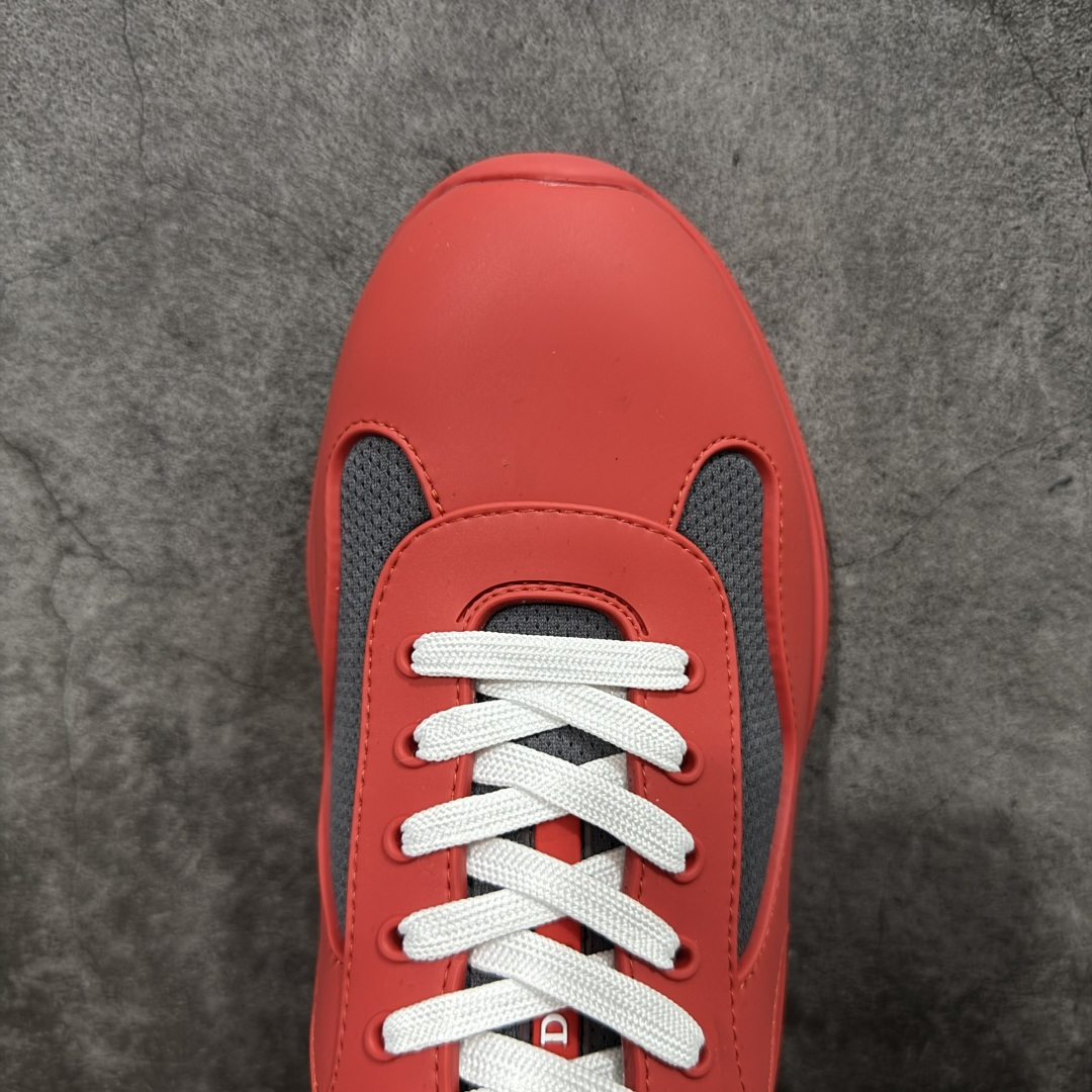 图片[5]-【广东纯原版】Prada America\’s Cup 普拉达 运动鞋 经过重新设计 全新面料和颜色为它注入新的当代精神 这款航海风系带运动鞋 最初在上世纪90年代为LunaRossa船员设计 现在以彩色橡胶和Bike织物重新演绎 Prada LineaRossa徽标彰显经典态度 尺码：36 37 38 39 40 41 42 43 44 45 46 47-选品中心