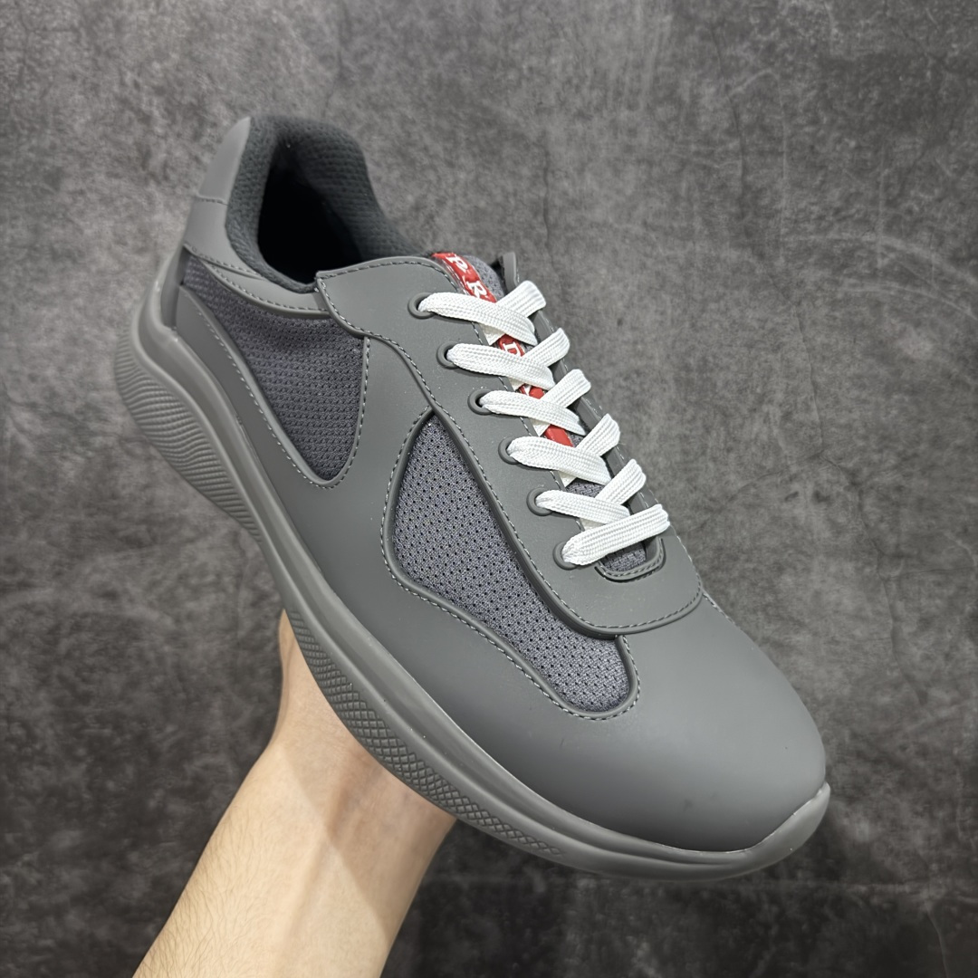 图片[3]-【广东纯原版】Prada America\’s Cup 普拉达 运动鞋 经过重新设计 全新面料和颜色为它注入新的当代精神 这款航海风系带运动鞋 最初在上世纪90年代为LunaRossa船员设计 现在以彩色橡胶和Bike织物重新演绎 Prada LineaRossa徽标彰显经典态度 尺码：36 37 38 39 40 41 42 43 44 45 46 47-选品中心