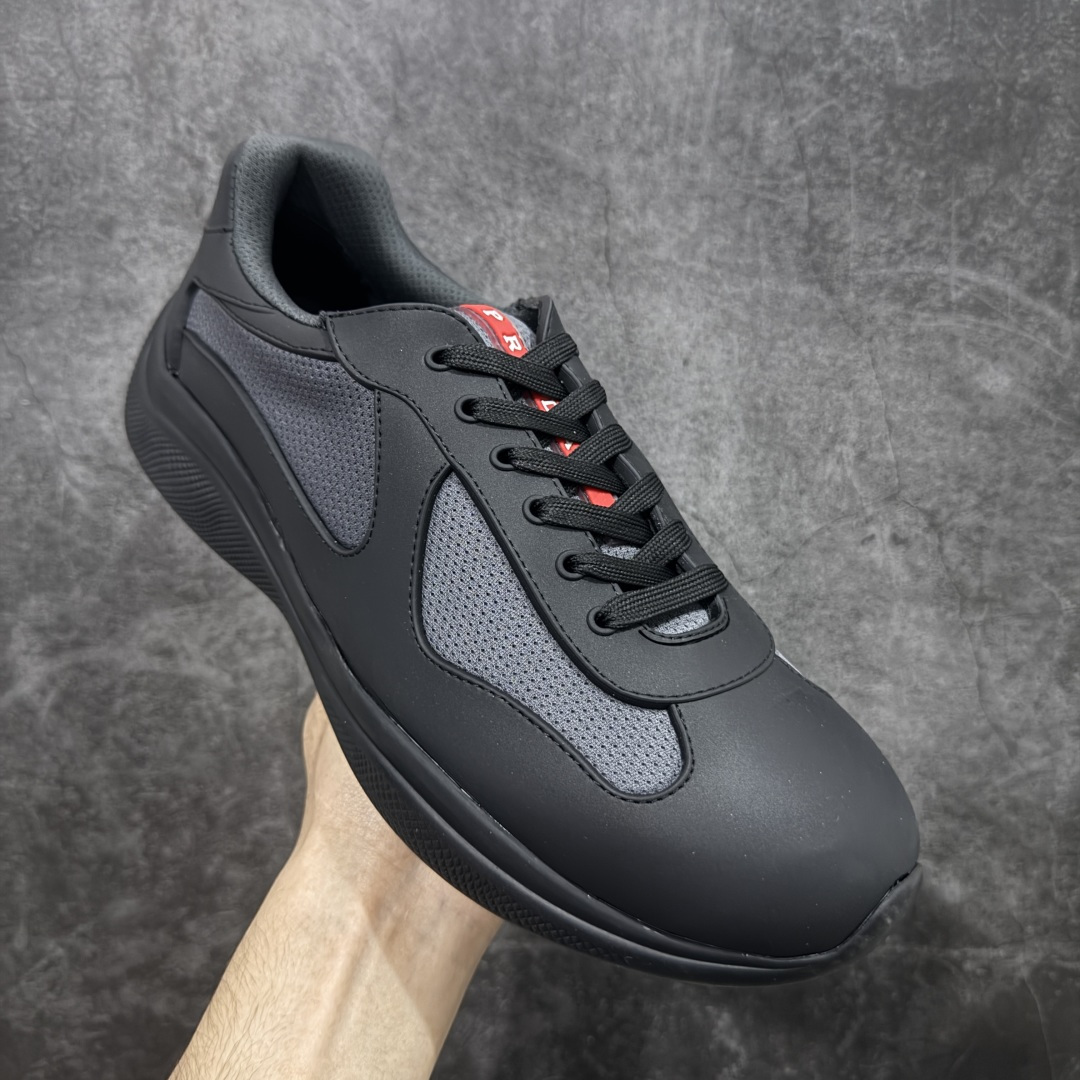 图片[3]-【广东纯原版】Prada America\’s Cup 普拉达 运动鞋 经过重新设计 全新面料和颜色为它注入新的当代精神 这款航海风系带运动鞋 最初在上世纪90年代为LunaRossa船员设计 现在以彩色橡胶和Bike织物重新演绎 Prada LineaRossa徽标彰显经典态度 尺码：36 37 38 39 40 41 42 43 44 45 46 47-选品中心