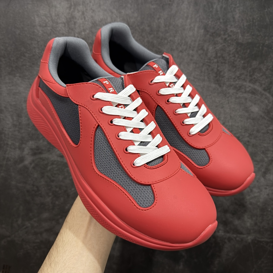 380 广东纯原版 Prada America's Cup 普拉达 运动鞋