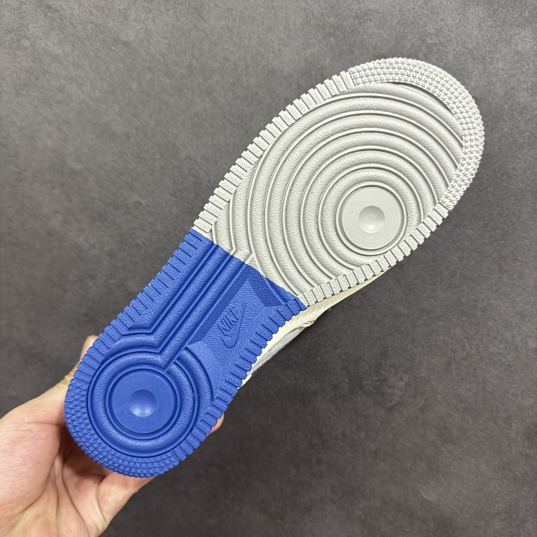 图片[9]-【定制版】Nike Air Force 1\’07 Low 斯图西联名 双拼花蓝勾 空军一号低帮休闲板鞋  #原楦头原纸板 原装鞋盒 定制五金配件 内置全掌气垫 原厂鞋底 货号：XL1979-123  尺码：36 36.5 37.5 38 38.5 39 40 40.5 41 42 42.5 43 44 44.5 45-选品中心