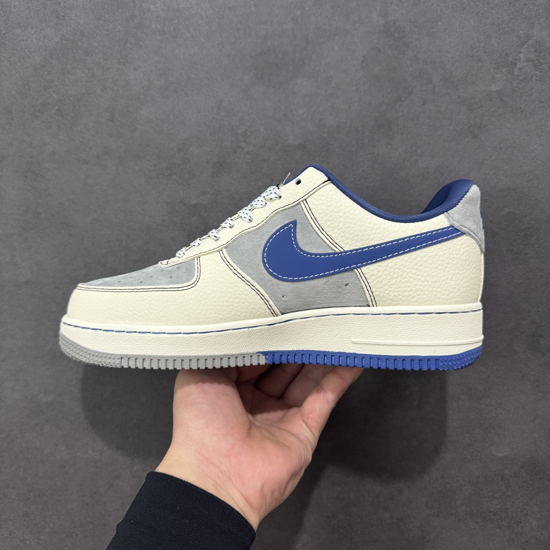 图片[2]-【定制版】Nike Air Force 1\’07 Low 斯图西联名 双拼花蓝勾 空军一号低帮休闲板鞋  #原楦头原纸板 原装鞋盒 定制五金配件 内置全掌气垫 原厂鞋底 货号：XL1979-123  尺码：36 36.5 37.5 38 38.5 39 40 40.5 41 42 42.5 43 44 44.5 45-选品中心
