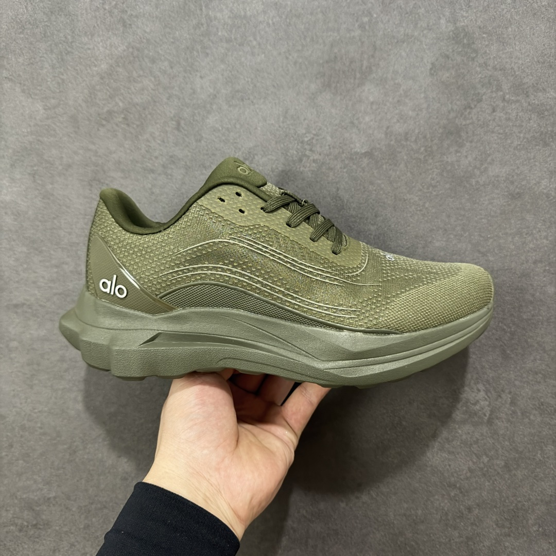 【公司级】欧美超火 alo yoga Runner 网面低帮休闲跑步鞋 A0590U 海淘代购专供品质 原版开发 市面唯一独家私模打造 正确双层MD组合大底➕镂空中底 区别市面通货版本 尺码:36-45 无半码 编码:HXSA230240-选品中心