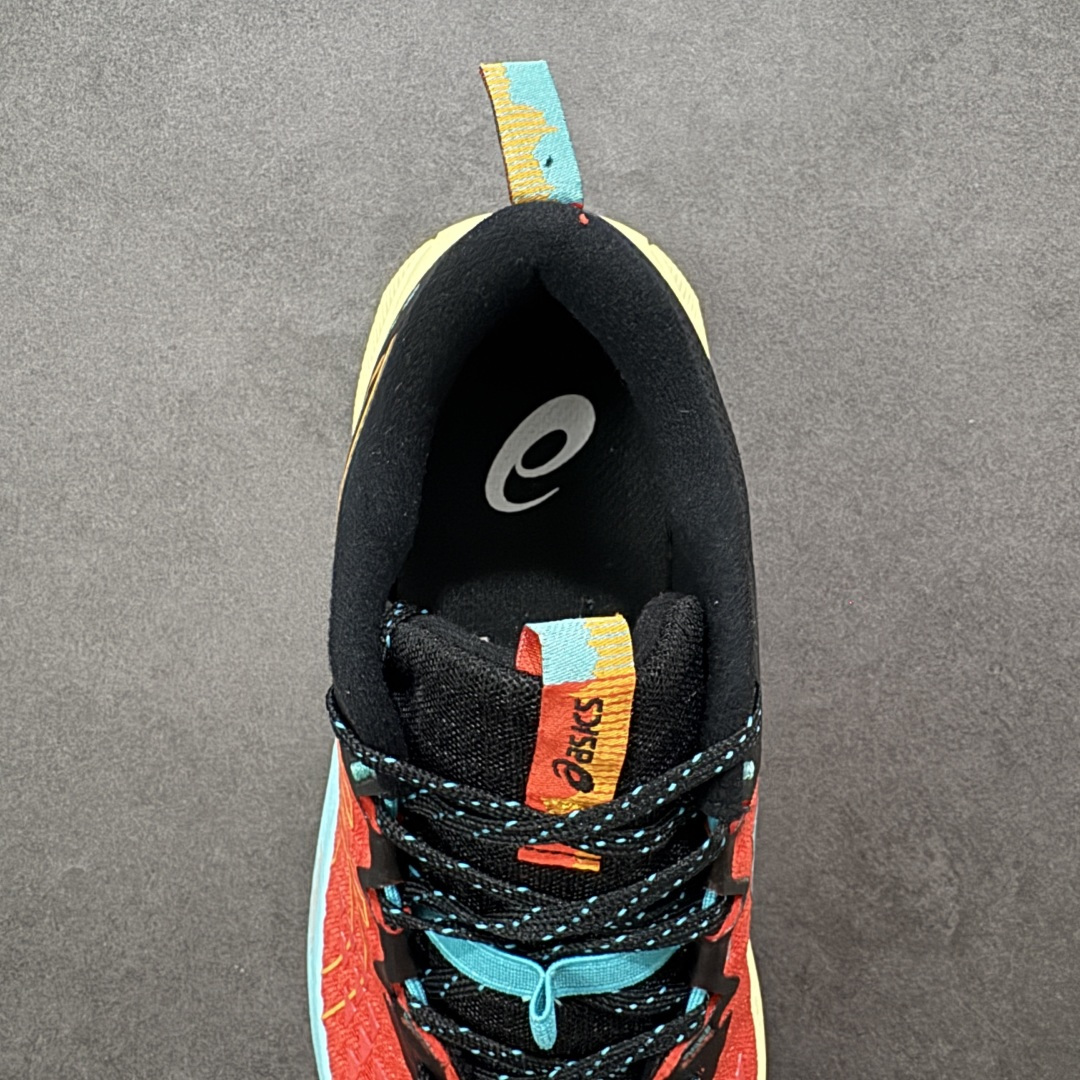 图片[7]-【公司级】亚瑟士跑步鞋男鞋新款GEL-TRABUCO 13低帮缓震训练运动鞋 Trabuco 13是ASICS的一款高山系列越野跑鞋，融合了Flyte Foam Blast+中底技术、GEL单元和全覆盖Grip外底，提供出色的稳定性与保护，而其轻盈的设计令其适合崎岖地形。**它融合了密集的Flyte Foam Blast+中底技术、后部GEL减震单元，以及编织型岩石板和全覆盖的ASICS Grip外底，提供4毫米和5毫米不同高度的凸耳设计。鞋面采用柔软网眼材质，全衬里构造可有效防止碎屑侵入。 货号：1011B973-020 尺码：36 37 37.5 38 39 39.5 40.5 41.5 42 42.5 43.5 44 45-选品中心