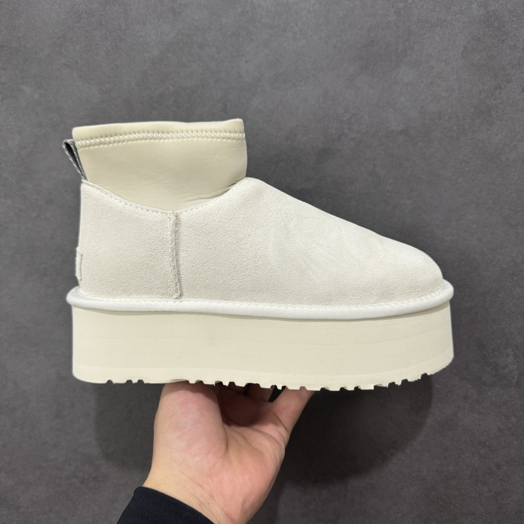 【莞产版本】官网款 UGG 1158275 金典新奇 金典迷你迪普(泡芙款)两穿雪地靴 材质:牛皮反绒,羊皮毛,进口防水布,Eva大底,轻便防滑 尺码:35-40-选品中心