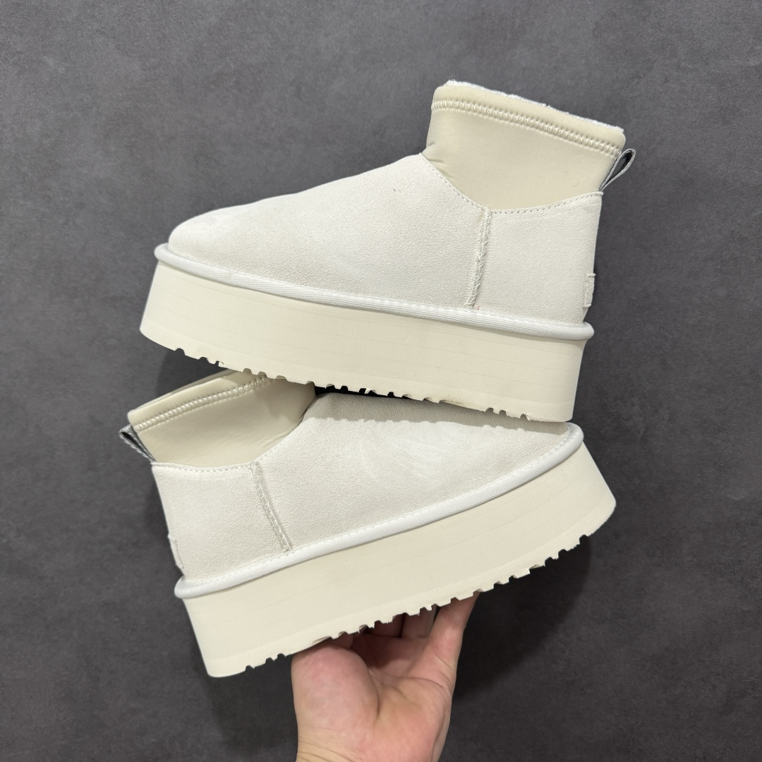 【莞产版本】官网款 UGG 1158275 金典新奇 金典迷你迪普（泡芙款）两穿雪地靴 材质：牛皮反绒，羊皮毛，进口防水布，Eva大底，轻便防滑 尺码：35-40-选品中心