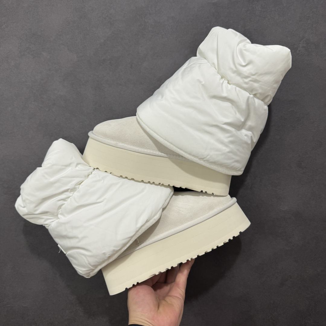 图片[2]-【莞产版本】官网款 UGG 1158275 金典新奇 金典迷你迪普（泡芙款）两穿雪地靴 材质：牛皮反绒，羊皮毛，进口防水布，Eva大底，轻便防滑 尺码：35-40-选品中心