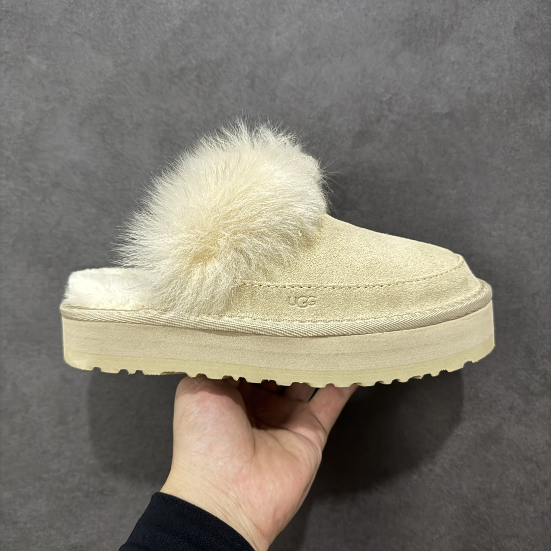 【莞产版本】平台外贸专供UGG 女子雪地靴半拖 1173930 十年品牌制鞋代工厂生产线出品 注重每一处细节 隆丰A级真羊皮毛一体 完全遵循ZP工艺流程打造 尺码:35 36 37 38 39 40-选品中心