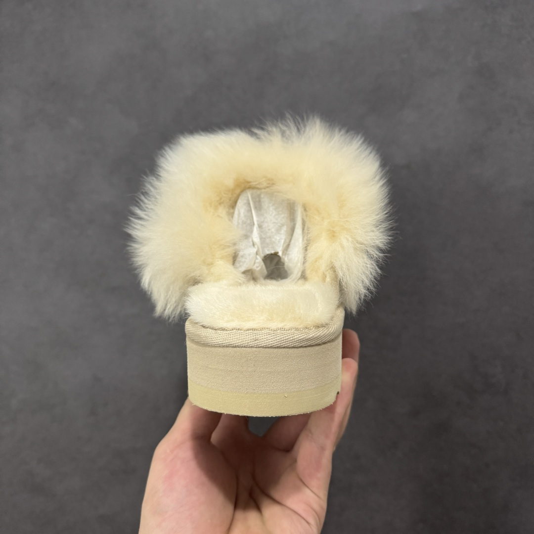 图片[4]-【莞产版本】平台外贸专供UGG 女子雪地靴半拖 1173930 十年品牌制鞋代工厂生产线出品 注重每一处细节 隆丰A级真羊皮毛一体 完全遵循ZP工艺流程打造 尺码：35 36 37 38 39 40-选品中心