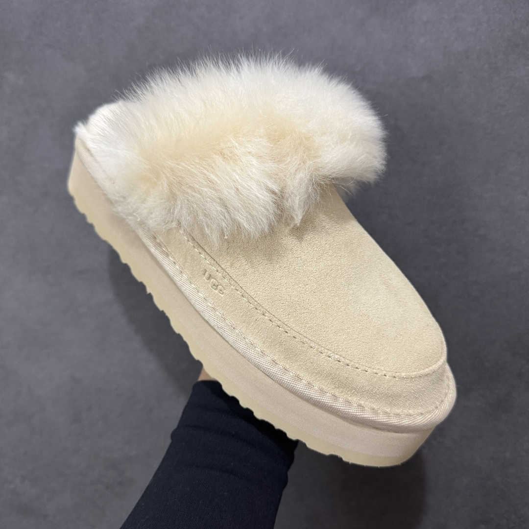 图片[3]-【莞产版本】平台外贸专供UGG 女子雪地靴半拖 1173930 十年品牌制鞋代工厂生产线出品 注重每一处细节 隆丰A级真羊皮毛一体 完全遵循ZP工艺流程打造 尺码：35 36 37 38 39 40-选品中心