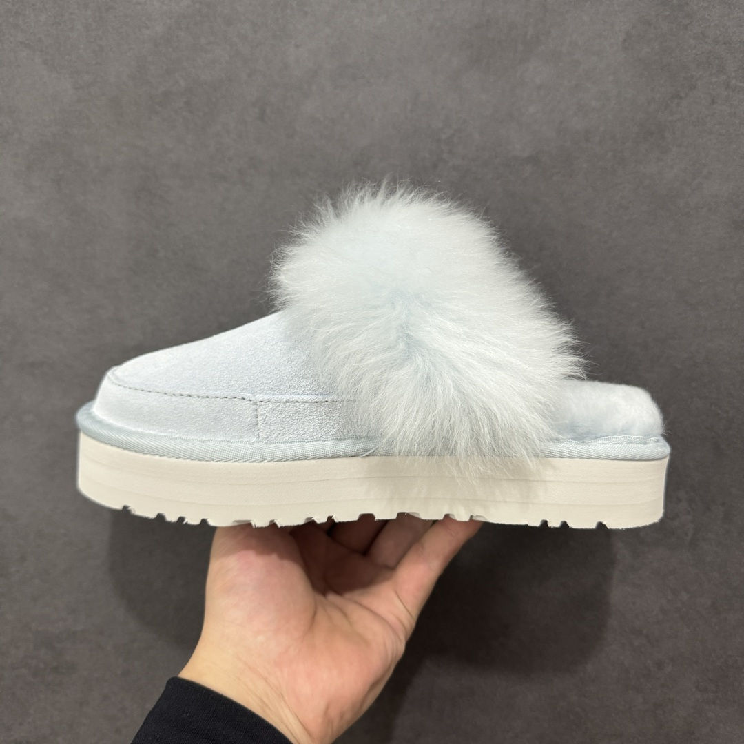 图片[2]-【莞产版本】平台外贸专供UGG 女子雪地靴半拖 1173930 十年品牌制鞋代工厂生产线出品 注重每一处细节 隆丰A级真羊皮毛一体 完全遵循ZP工艺流程打造 尺码：35 36 37 38 39 40-选品中心